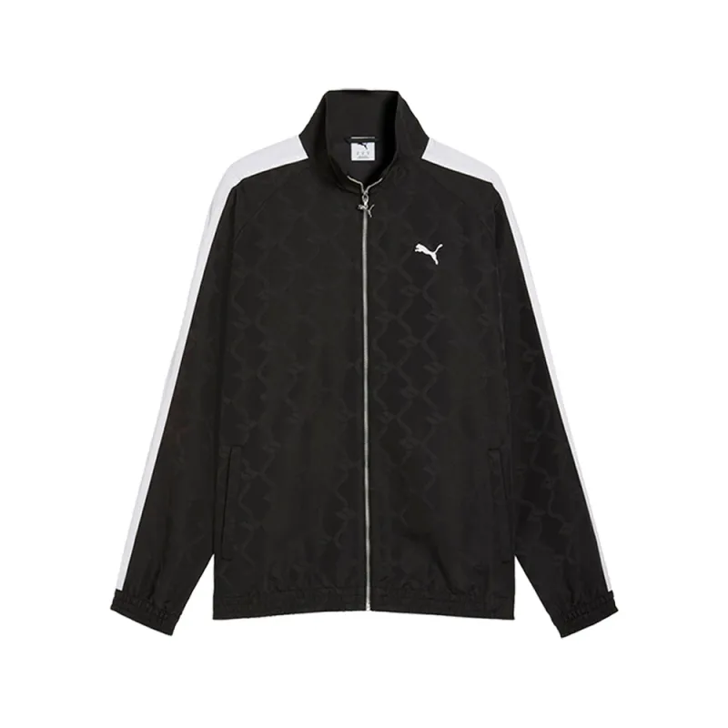 T7 Jacquarded Woven Relaxed Full Zip Track Jacket made by Puma