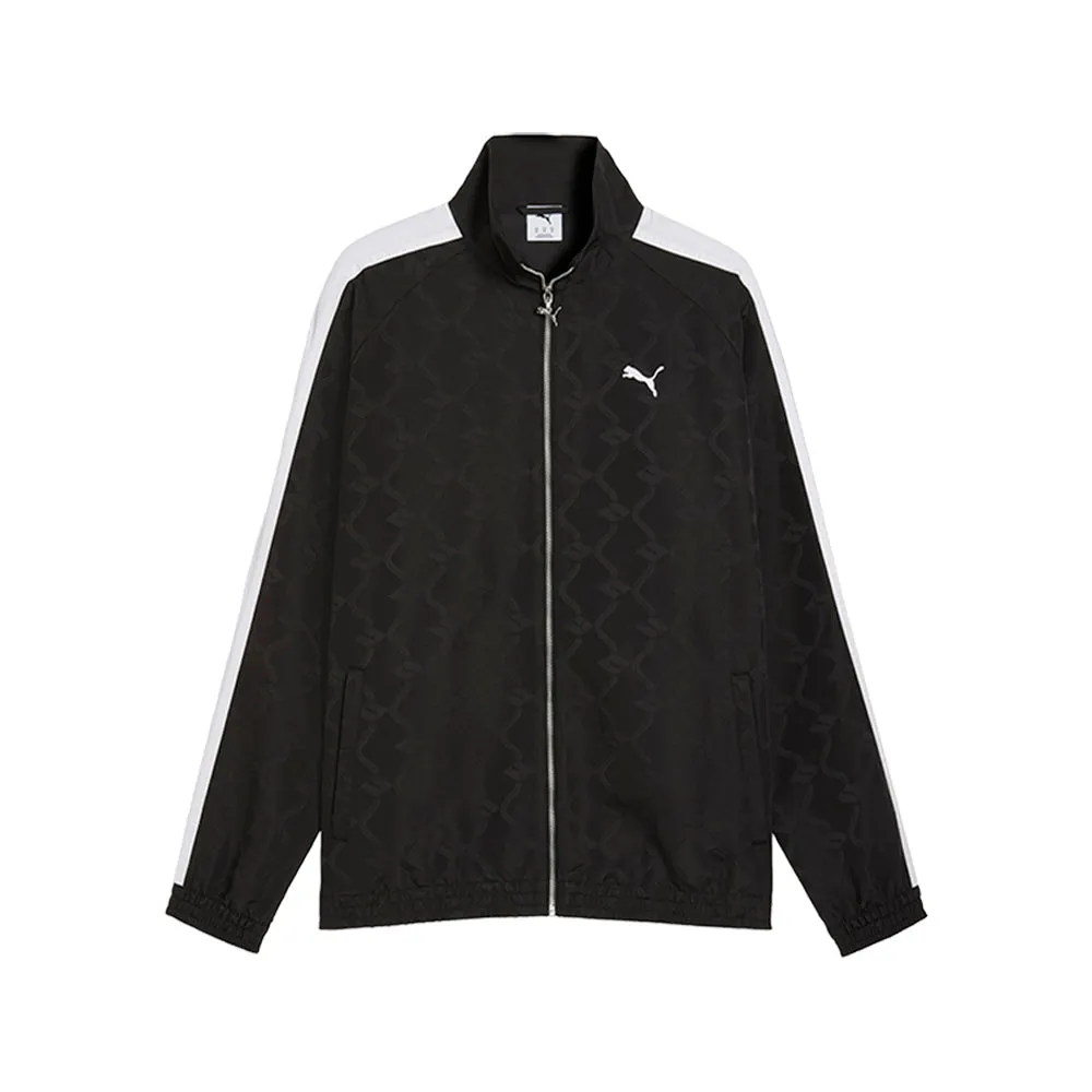 T7 Jacquarded Woven Relaxed Full Zip Track Jacket sold by Shoebacca