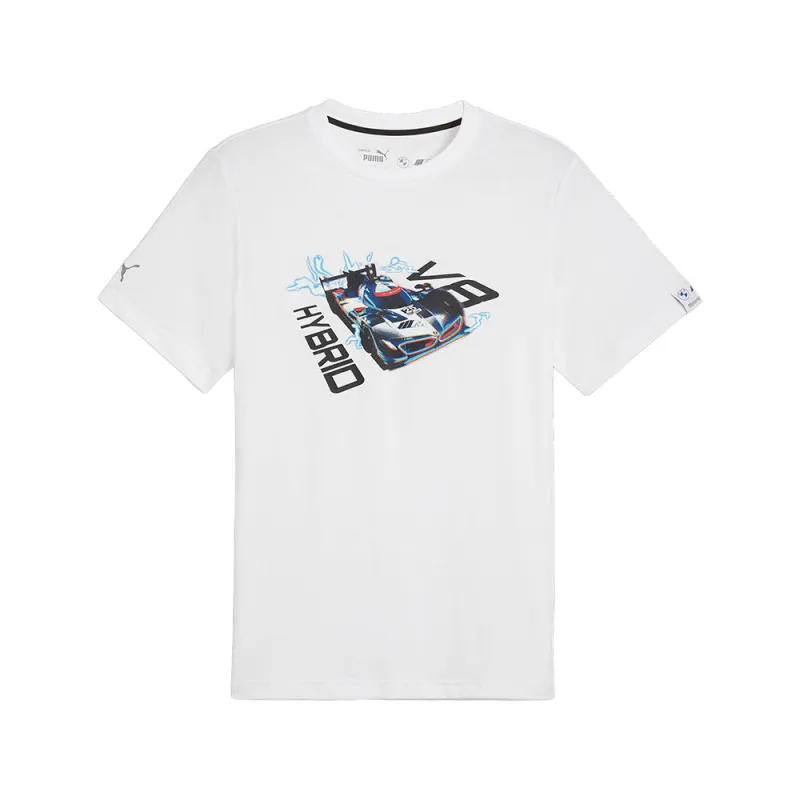 BMW M Motorsport Car Graphic Crew Neck Short Sleeve T-Shirt made by Puma