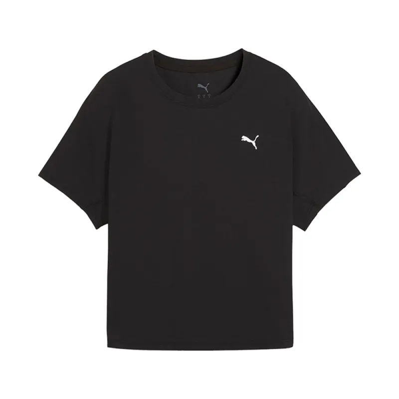 Run Coolcell Boxy Crew Neck Short Sleeve Athletic T-Shirt made by Puma