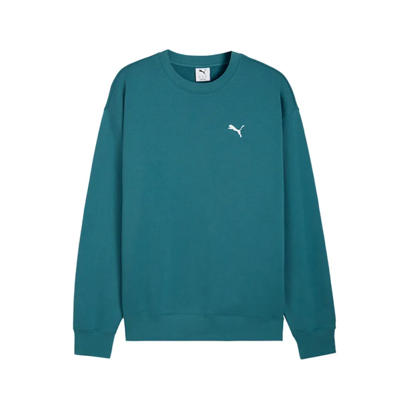 Wardrobe Essentials Relaxed Crew Neck Sweatshirt made by Puma