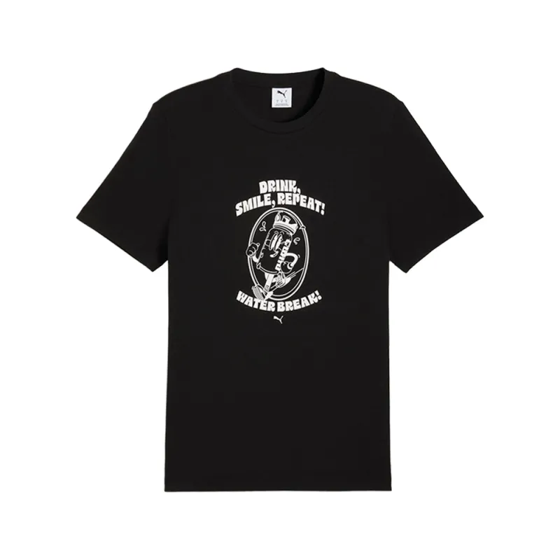 Graphic Water Crew Neck Short Sleeve T-Shirt made by Puma