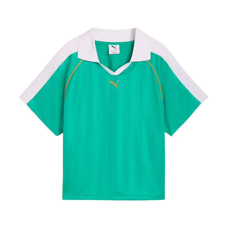 T7 Relaxed Collared Short Sleeve Soccer Jersey made by Puma