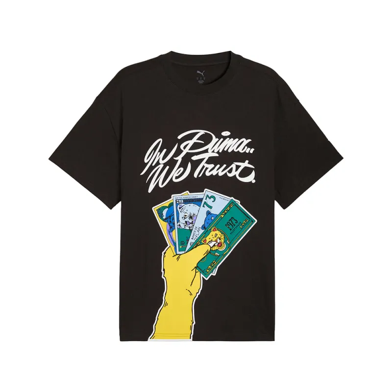 Commissioner Dylan Graphic Crew Neck Short Sleeve T-Shirt made by Puma