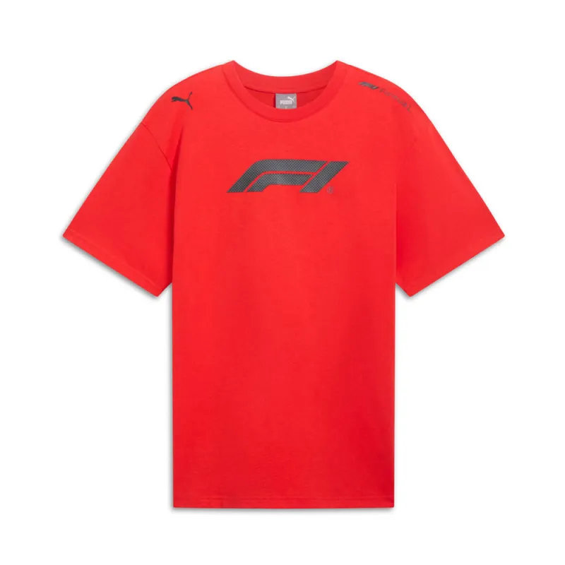 F1 Essentials Relaxed Crew Neck Short Sleeve T-Shirt made by Puma