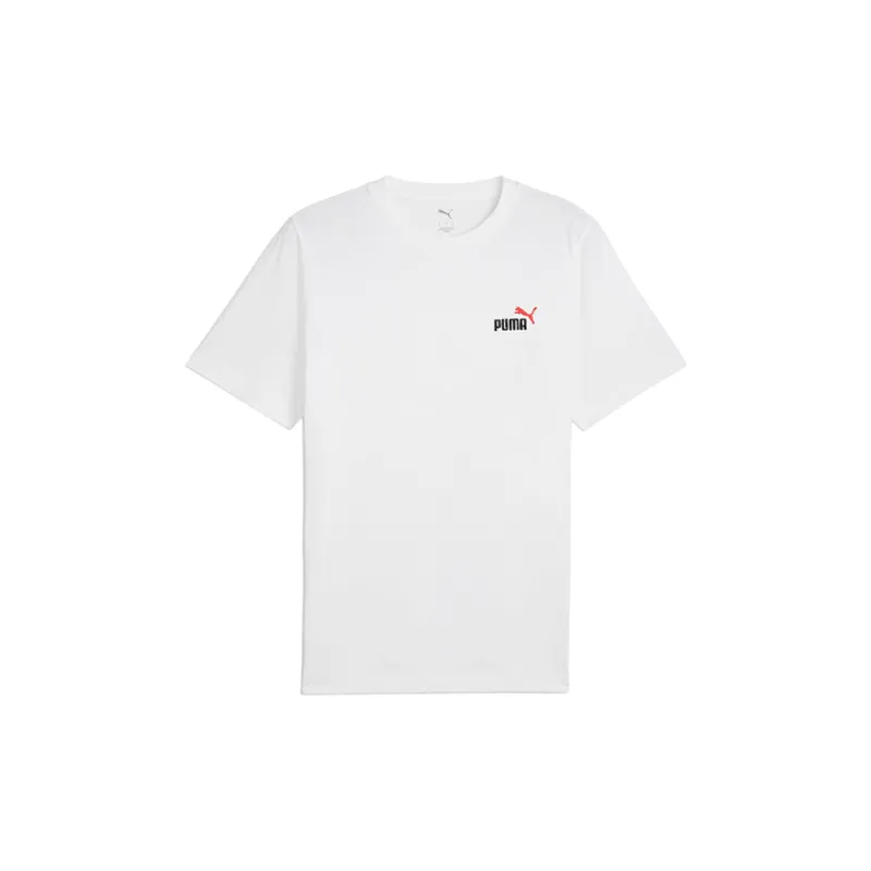 Essentials 2 Color Small Logo Crew Neck Short Sleeve T-Shirt made by Puma