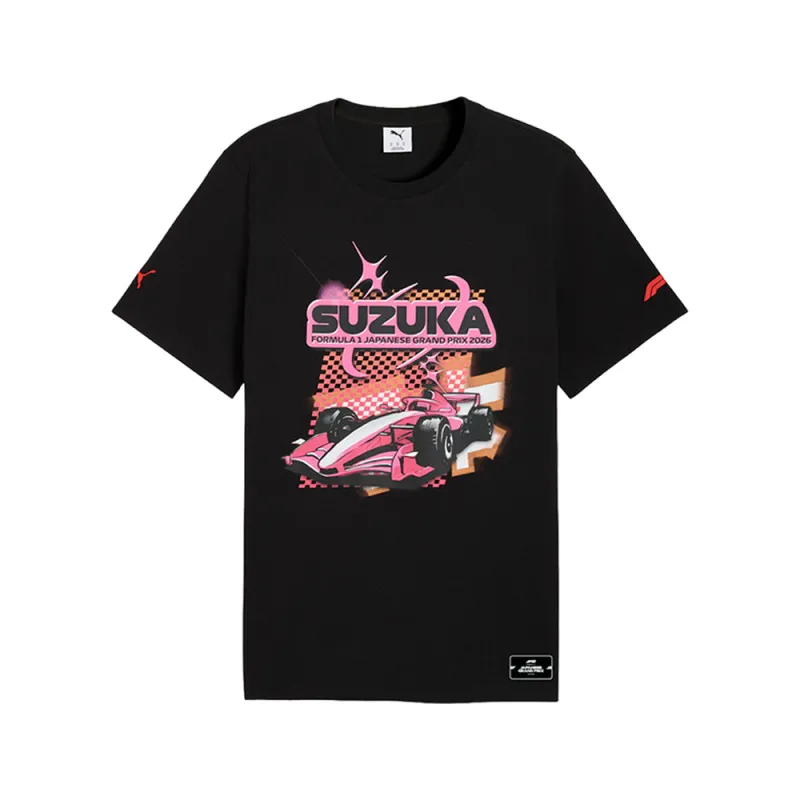 F1 Japan Graphic Crew Neck Short Sleeve T-Shirt made by Puma