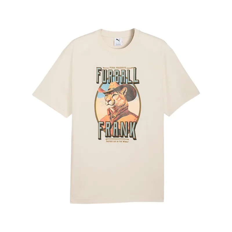 House of Graphics Crew Neck Short Sleeve T-Shirt made by Puma