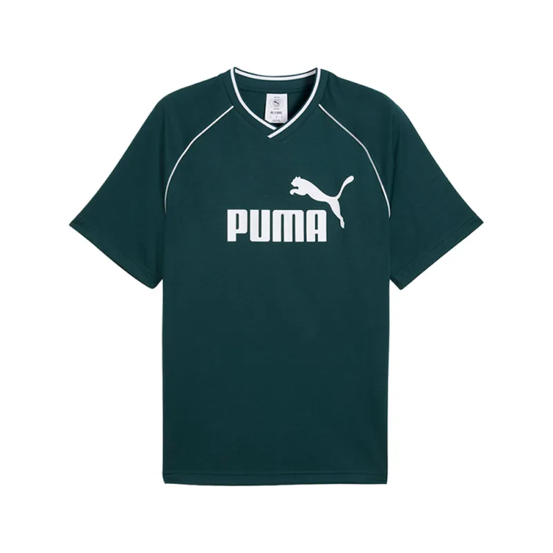 Essentials V-Neck Short Sleeve Soccer Jersey made by Puma