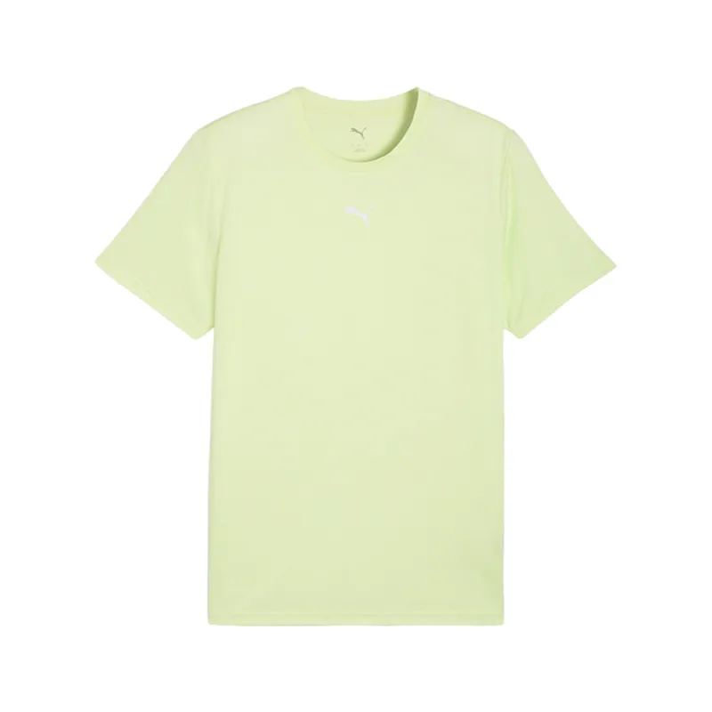 Train All Day Essentials Heather Cat Crew Neck Short Sleeve T-Shirt made by Puma