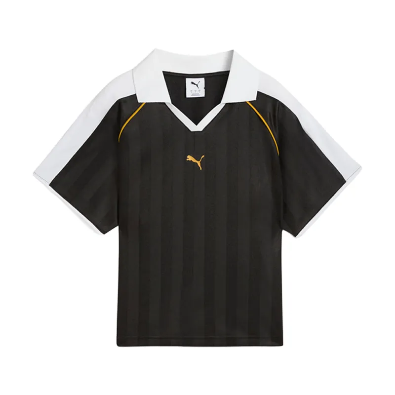 T7 Relaxed Collared Short Sleeve Soccer Jersey made by Puma
