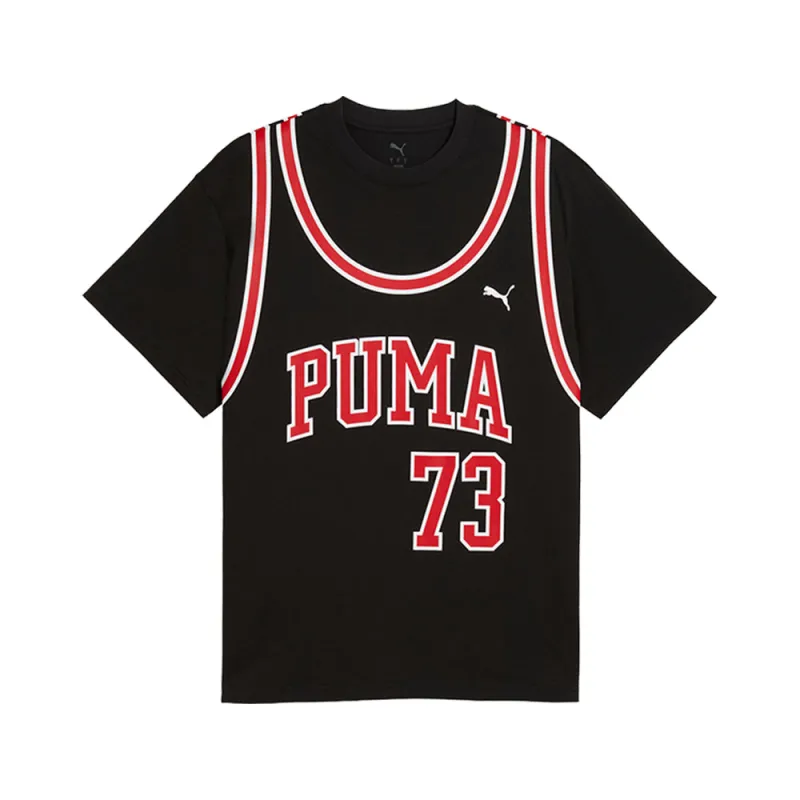 Out Of Bounds Graphic Crew Neck Short Sleeve T-Shirt made by Puma