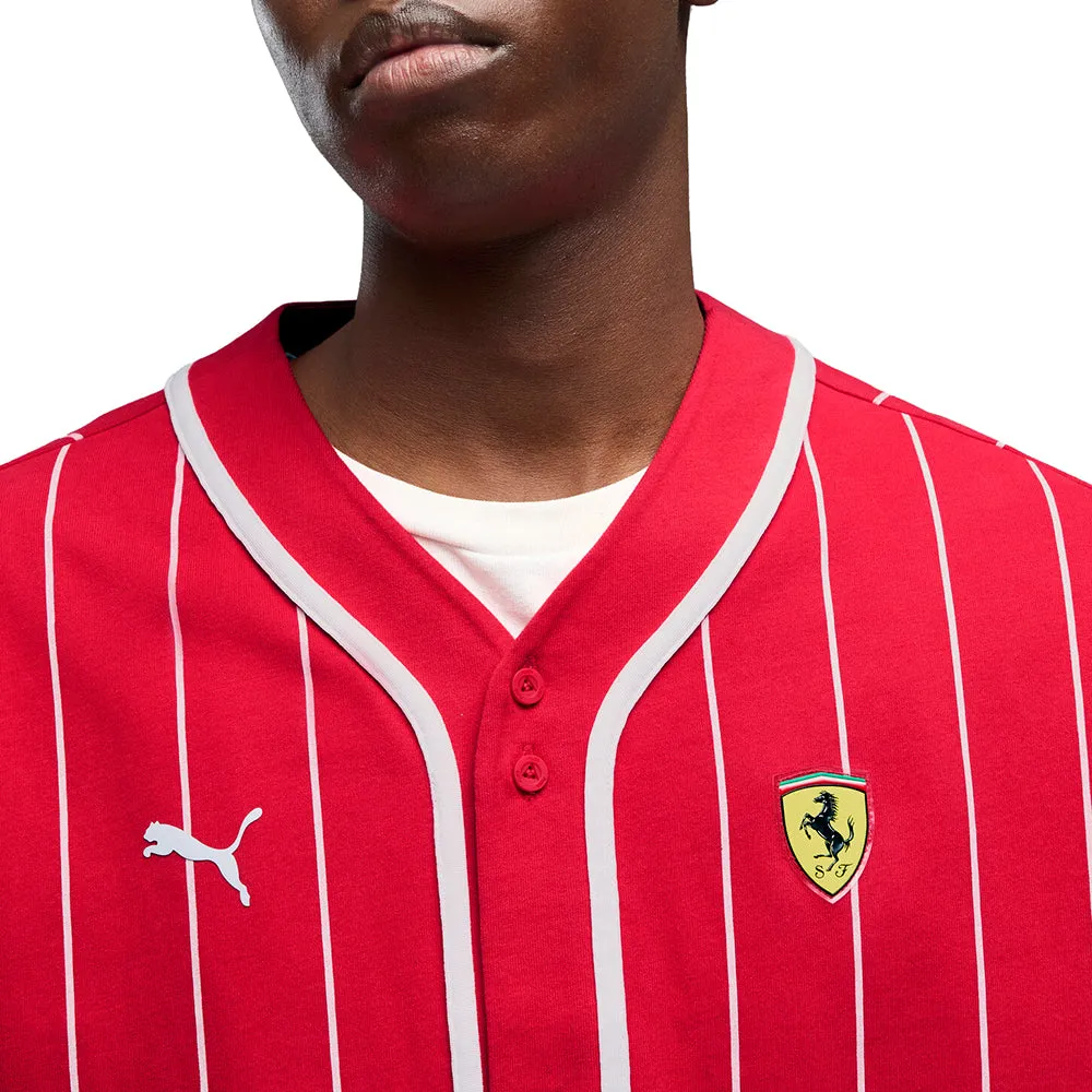 Scuderia Ferrari Fanwear Drivers Short Sleeve Baseball Jersey sold by Shoebacca product image thumbnail 5