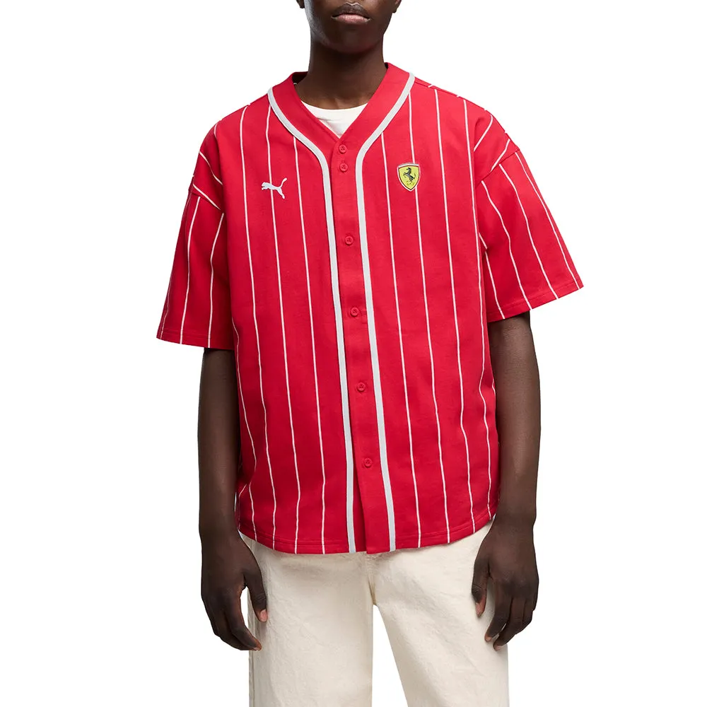 Scuderia Ferrari Fanwear Drivers Short Sleeve Baseball Jersey sold by Shoebacca product image thumbnail 3
