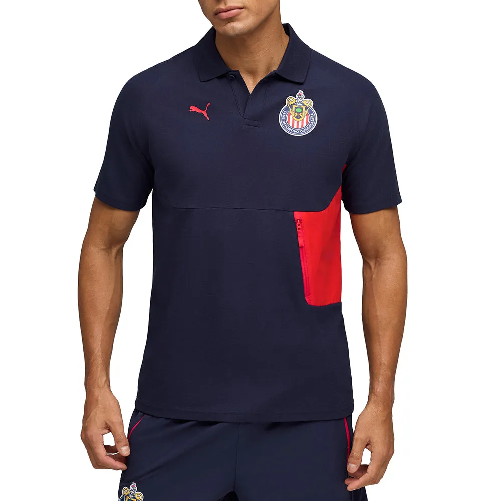 C.D. Guadalajara PUMATECH Short Sleeve Polo Shirt sold by Shoebacca product image thumbnail 3