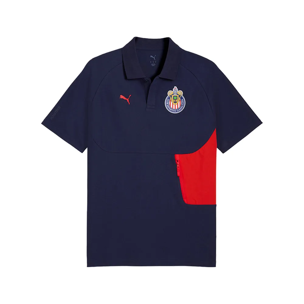 C.D. Guadalajara PUMATECH Short Sleeve Polo Shirt sold by Shoebacca