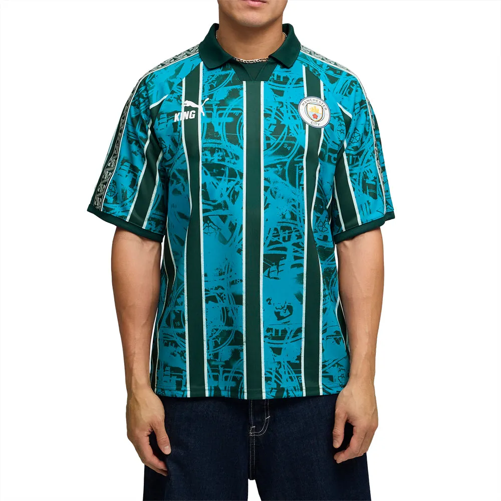 Manchester City King Retro Crew Neck Short Sleeve Soccer Jersey sold by Shoebacca product image thumbnail 3