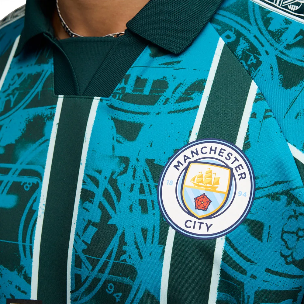 Manchester City King Retro Crew Neck Short Sleeve Soccer Jersey sold by Shoebacca product image thumbnail 5