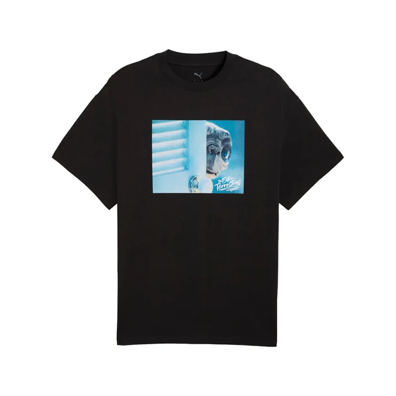 PUMA HOOPS X E.T. Graphic Crew Neck Short Sleeve T-Shirt made by Puma
