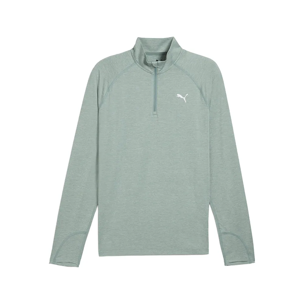 Run Velocity Cloudspun Quarter Zip Pullover Shirt sold by Shoebacca