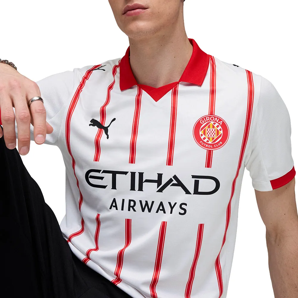 Girona Crew Neck Short Sleeve Soccer Home Jersey Replica sold by Shoebacca product image thumbnail 5