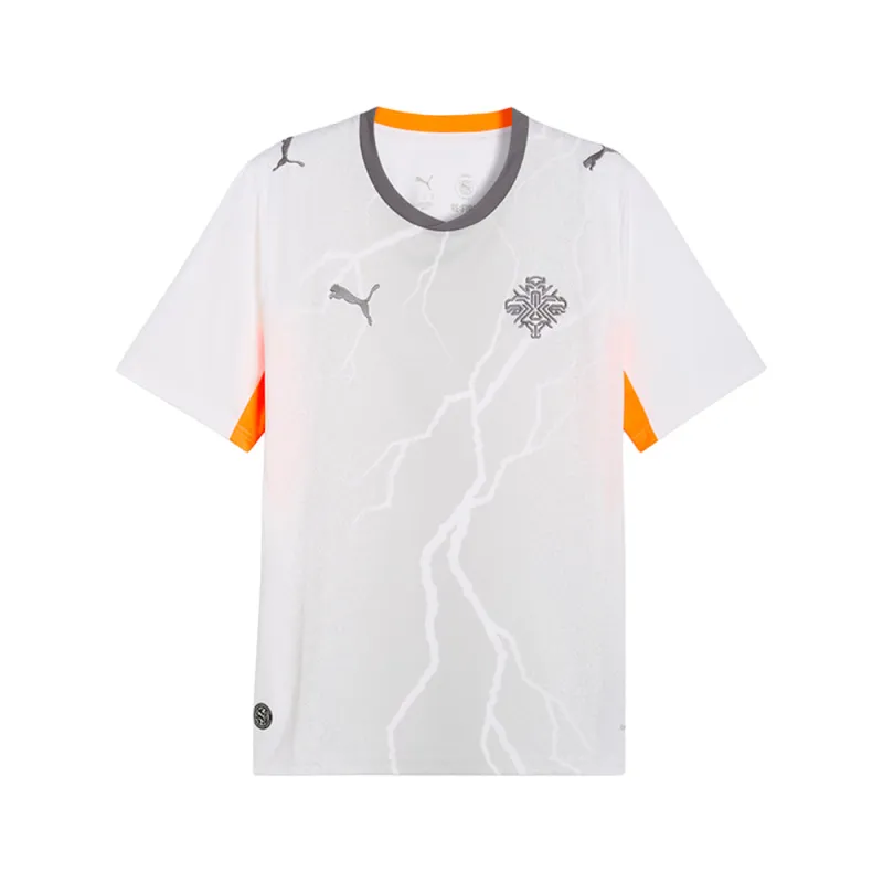 Iceland Away Crew Neck Short Sleeve Replica Jersey made by Puma