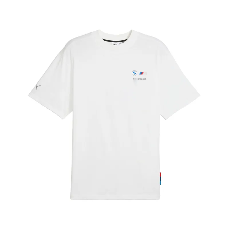 BMW M Motorsport Stacked Crew Neck Short Sleeve T-Shirt made by Puma