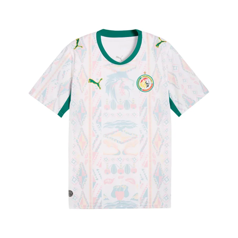 Senegal Home Crew Neck Short Sleeve Replica Jersey made by Puma