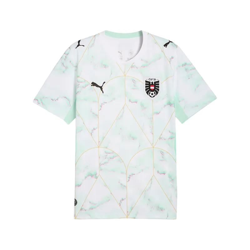 Austria Away Crew Neck Short Sleeve Replica Jersey made by Puma