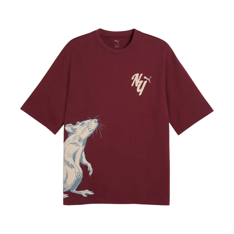 PUMA X NYC Graphic Crew Neck Short Sleeve T-Shirt made by Puma