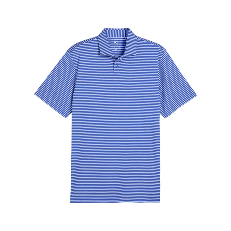 BRRR Stripe Short Sleeve Golf Polo Shirt made by Puma