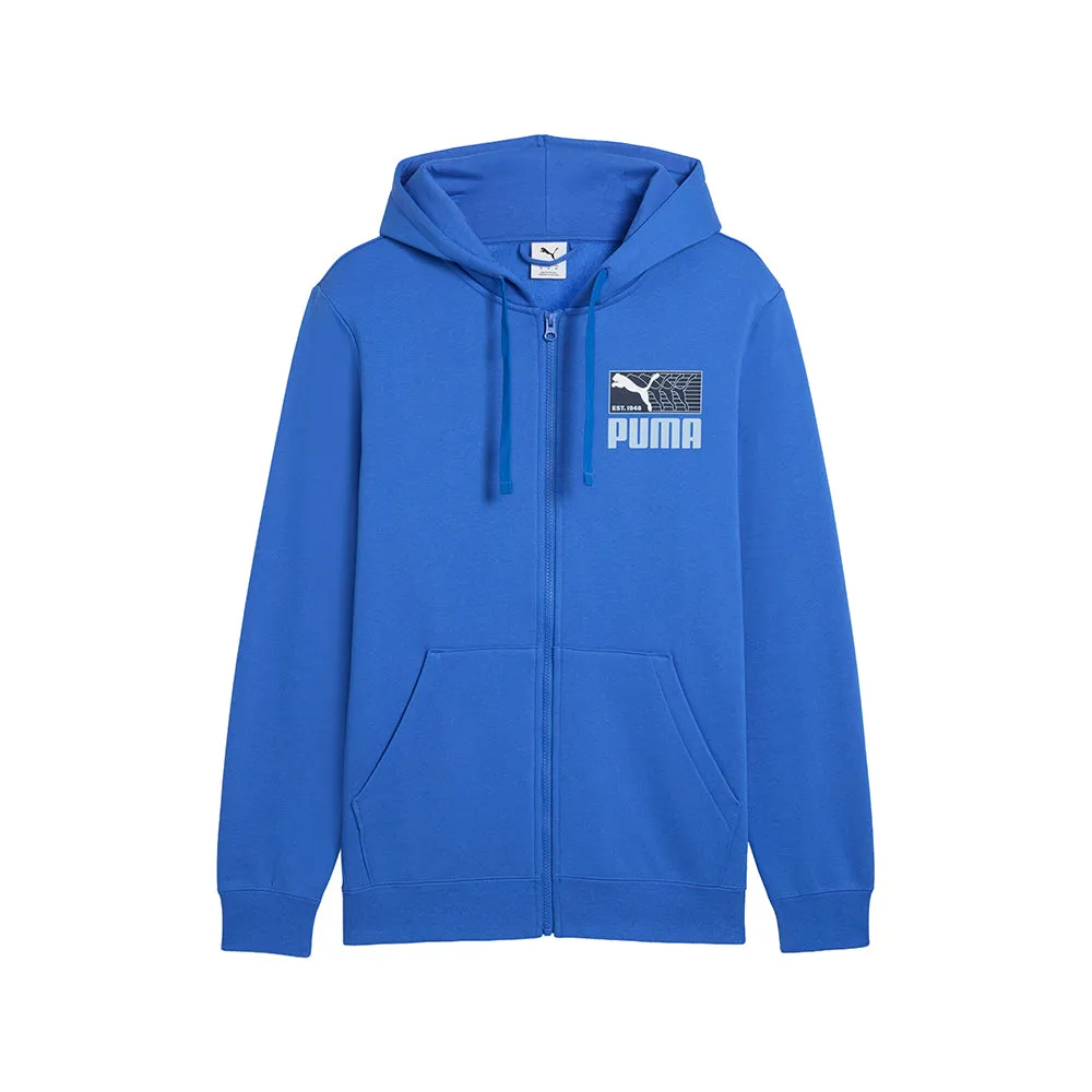 Graphic Repeat Full Zip Hoodie sold by Shoebacca