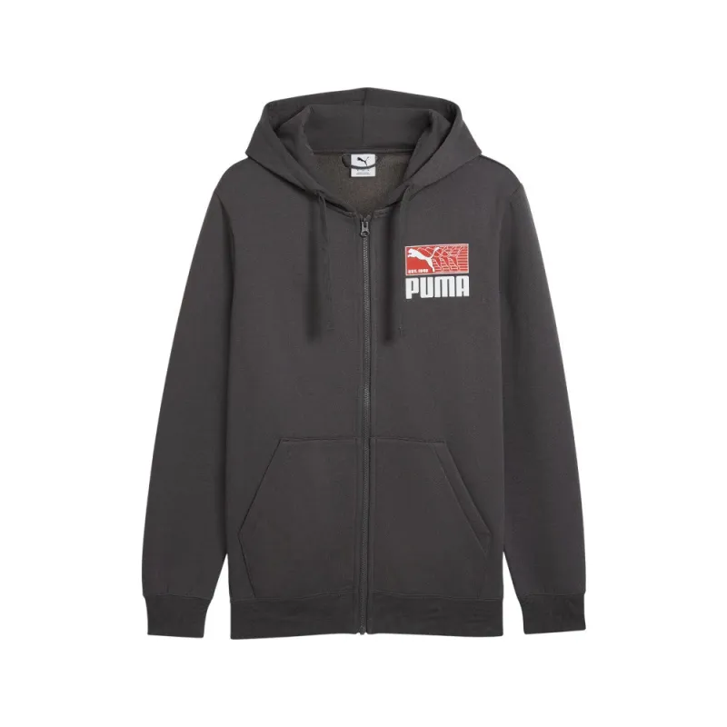 Graphic Repeat Full Zip Hoodie made by Puma