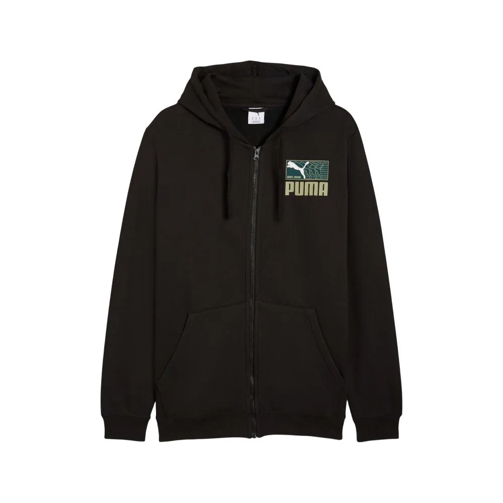 Graphic Repeat Full Zip Hoodie sold by Shoebacca