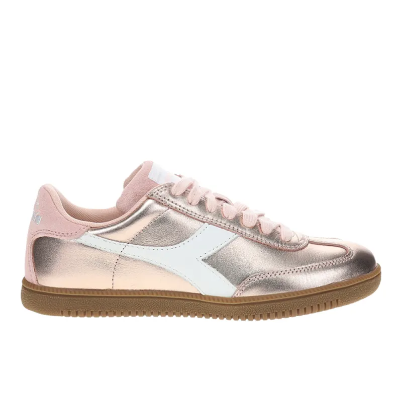 Trainer Metallic Lace Up Sneakers made by Diadora