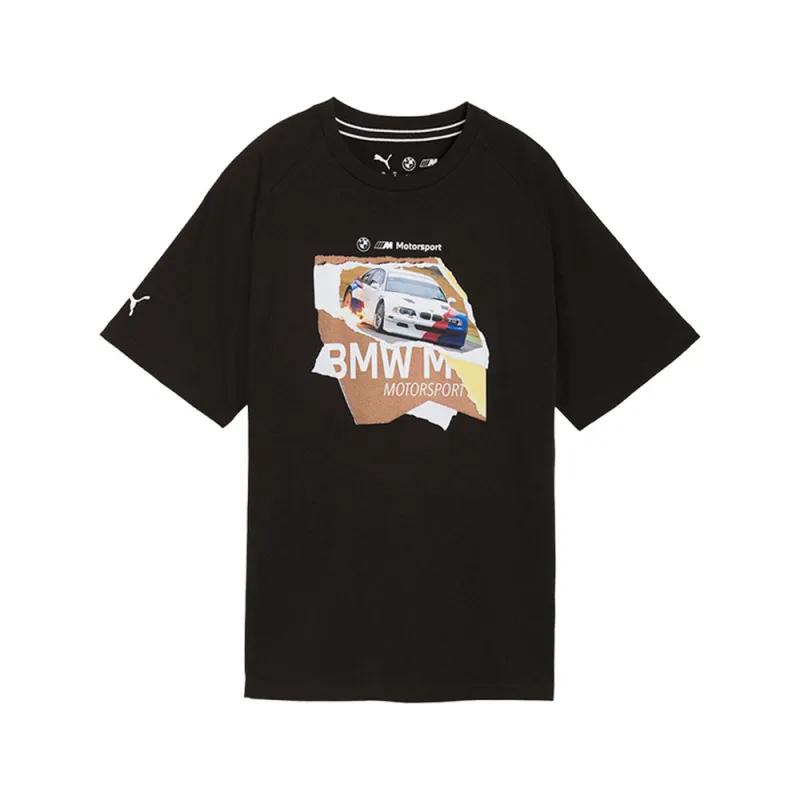 BMW M Motorsport Sportswear Graphic Crew Neck Short Sleeve T-Shirt made by Puma