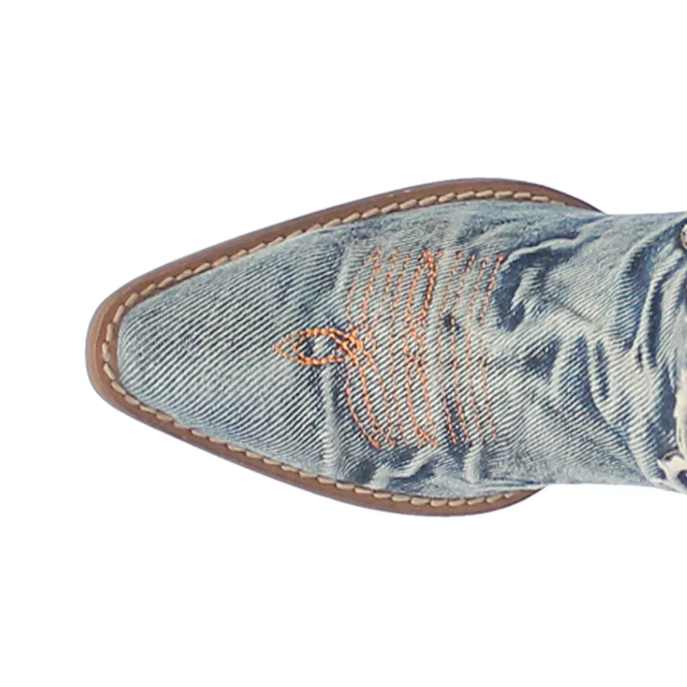Y'all Need Dolly Embroidered Round Toe Pull On Boots sold by Shoebacca product image thumbnail 4