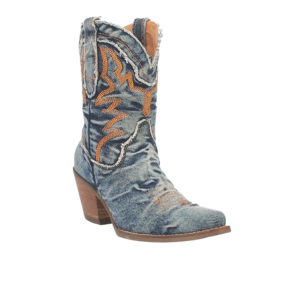 Y'all Need Dolly Embroidered Round Toe Pull On Boots sold by Shoebacca product image thumbnail 2