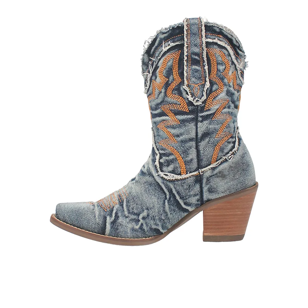 Y'all Need Dolly Embroidered Round Toe Pull On Boots sold by Shoebacca product image thumbnail 3