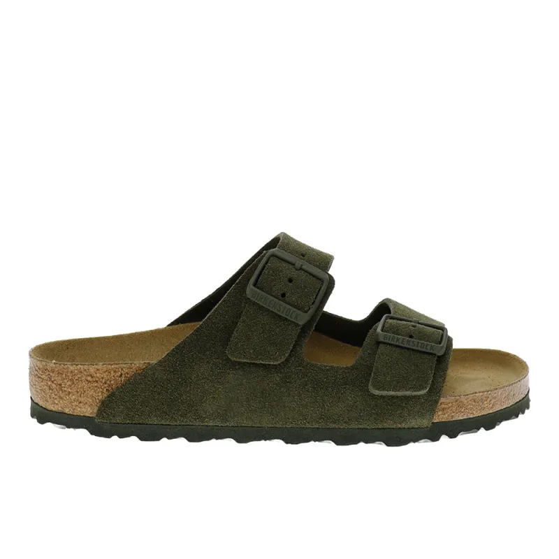 Arizona Suede Leather Sandals made by Birkenstock