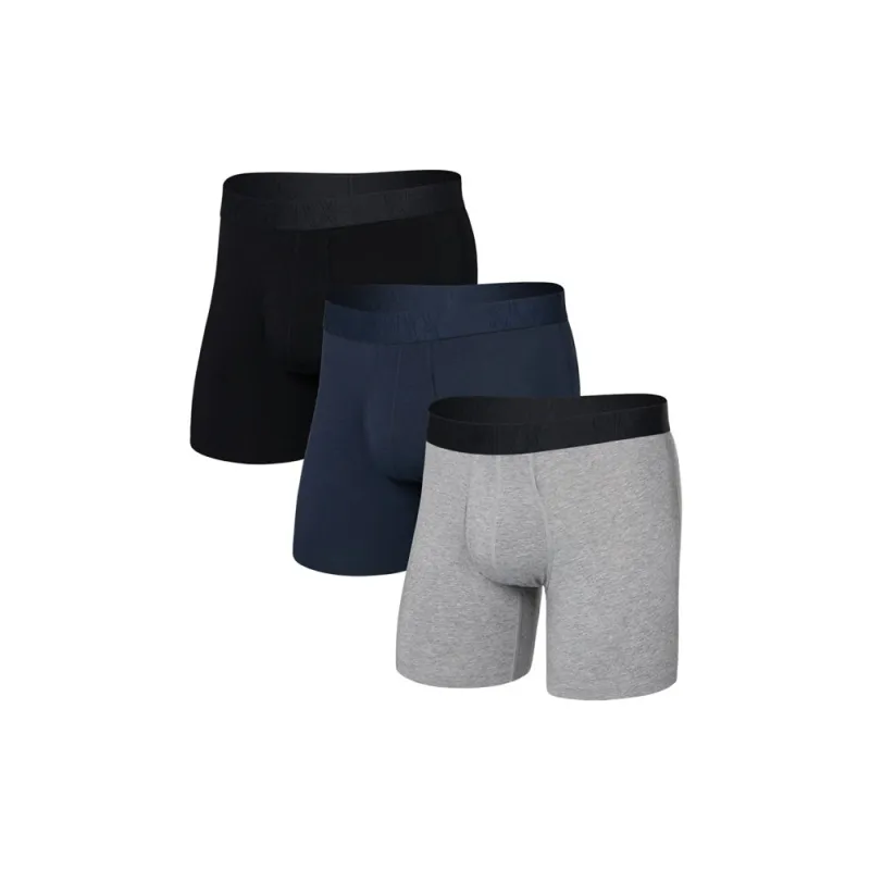 3-Pack DropTemp Cooling Cotton 6 Inch Boxer Briefs made by SAXX