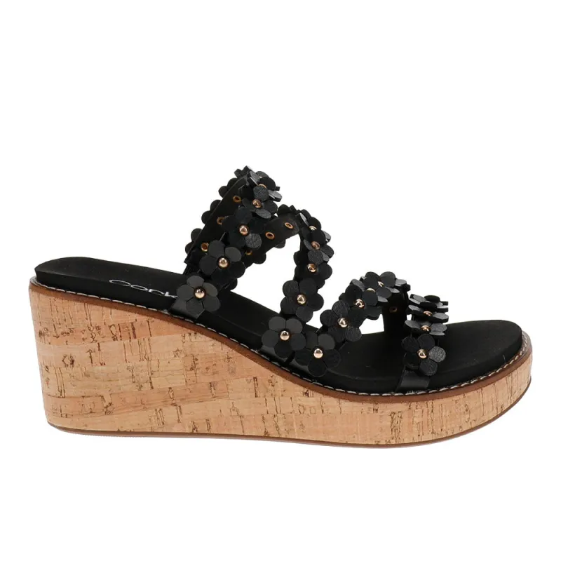 Lets Be Friends Wedge Sandals made by Corkys