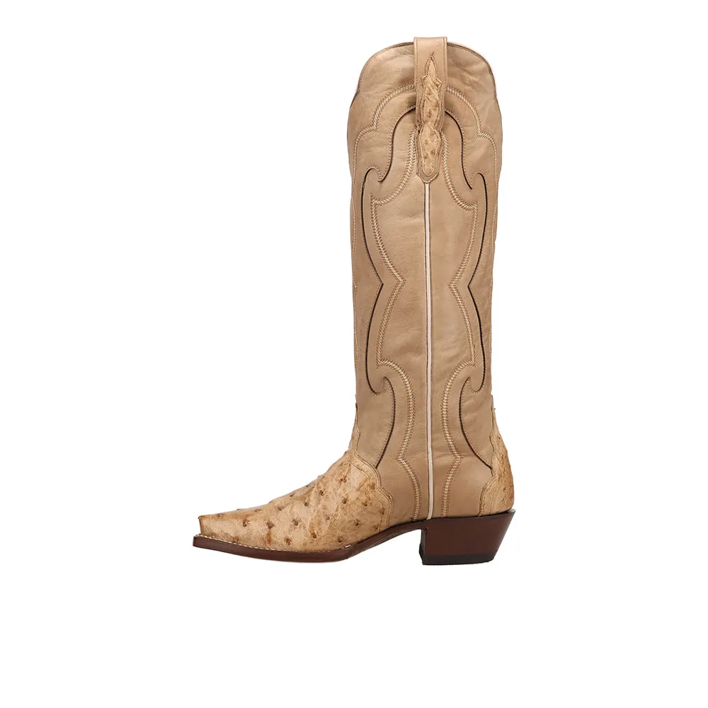 Maravilla Full Ostrich Snip Toe Pull On Cowboy Boots sold by Shoebacca product image thumbnail 3