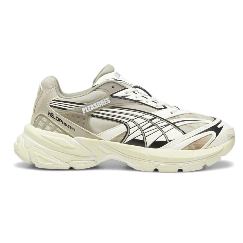PUMA X PLEASURES Velophasis Overdye Lace Up Sneakers made by Puma