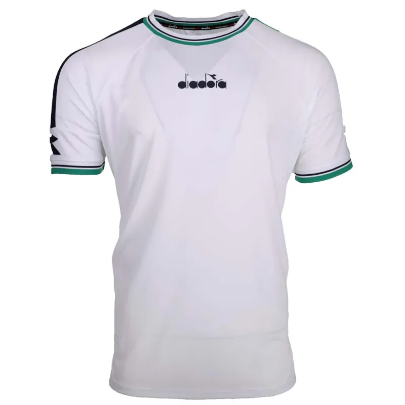 Icon Tennis Crew Neck Short Sleeve Athletic T-Shirt made by Diadora