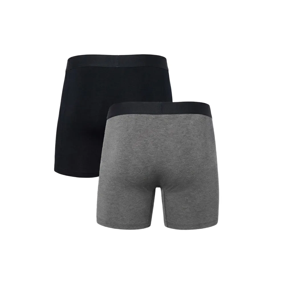 2-Pack Vibe Extra Soft Comfort 6 Inch Boxer Briefs sold by Shoebacca product image thumbnail 2