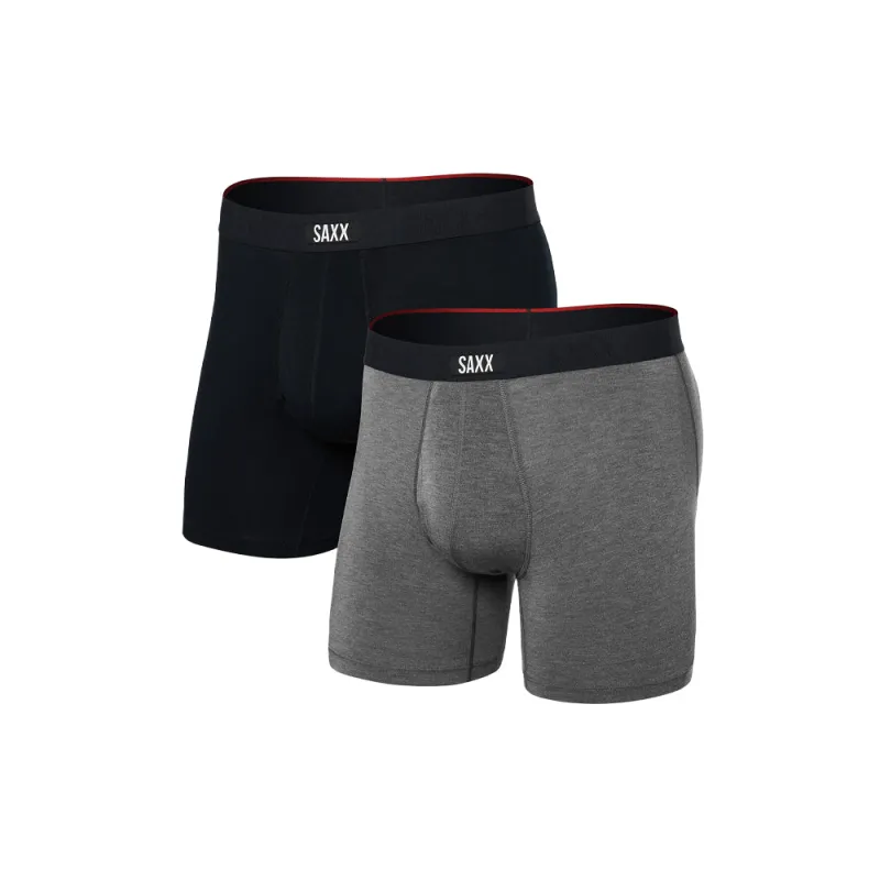 2-Pack Vibe Extra Soft Comfort 6 Inch Boxer Briefs made by SAXX