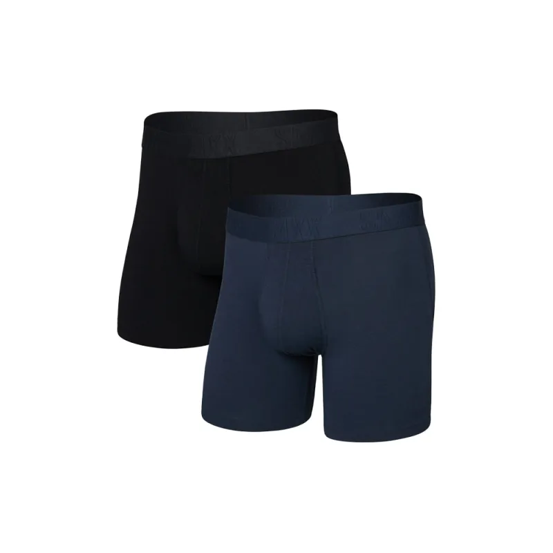 2-Pack DropTemp Cooling Cotton 6 Inch Boxer Briefs made by SAXX