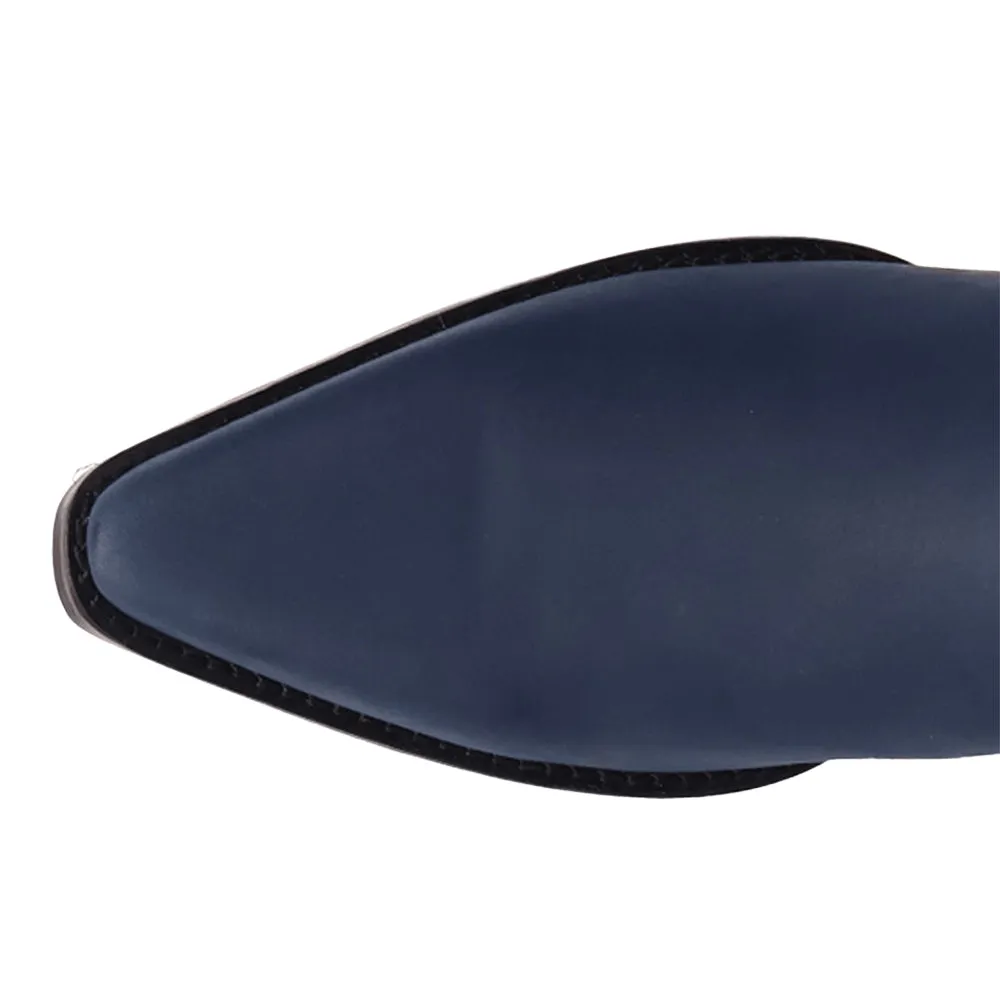 Freedom Leather Snip Toe Pull On Boots sold by Shoebacca product image thumbnail 4