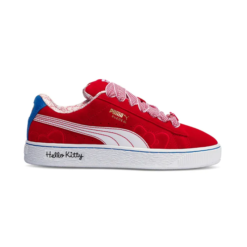 PUMA X HELLO KITTY Suede XL Redbow Lace Up Sneakers made by Puma